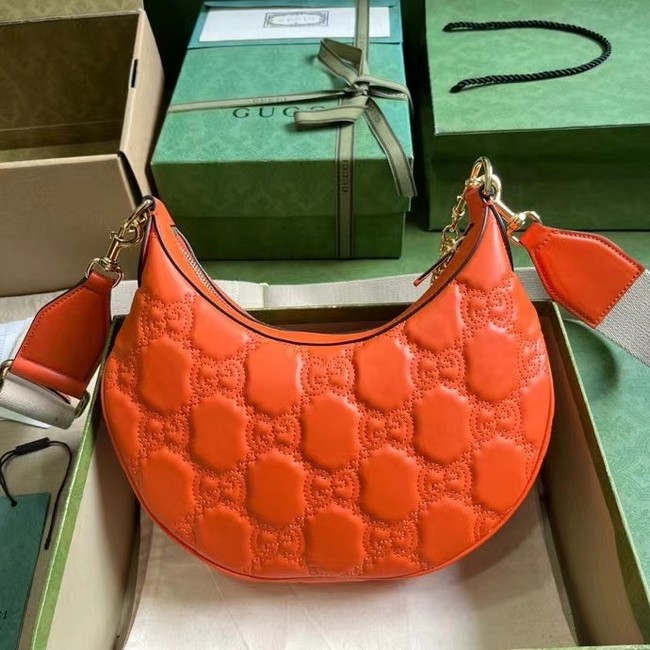 Gucci GG MATELASSE SMALL SHOULDER BAG 739709 orange