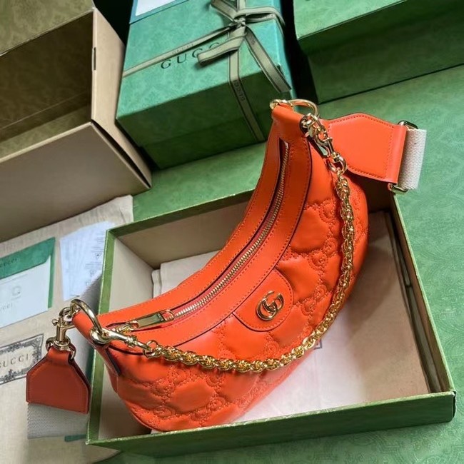 Gucci GG MATELASSE SMALL SHOULDER BAG 739709 orange