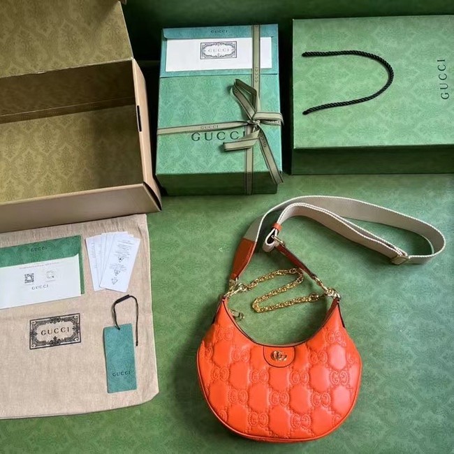 Gucci GG MATELASSE SMALL SHOULDER BAG 739709 orange