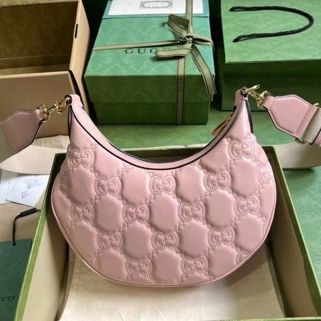 Gucci GG MATELASSE SMALL SHOULDER BAG 739709 pink