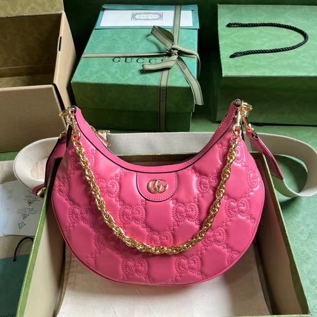 Gucci GG MATELASSE SMALL SHOULDER BAG 739709 rose