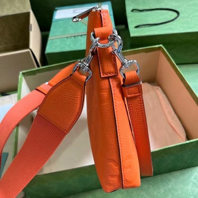 Gucci JUMBO GG MEDIUM MESSENGER BAG 696009 orange