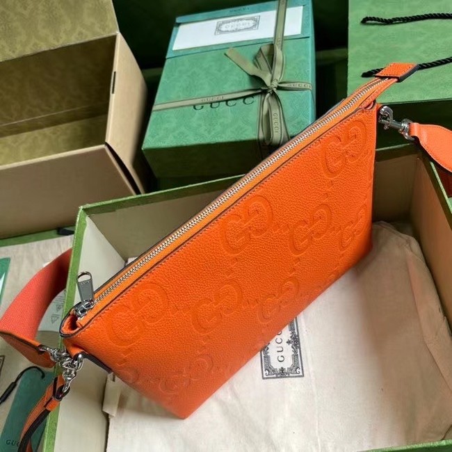 Gucci JUMBO GG MEDIUM MESSENGER BAG 696009 orange