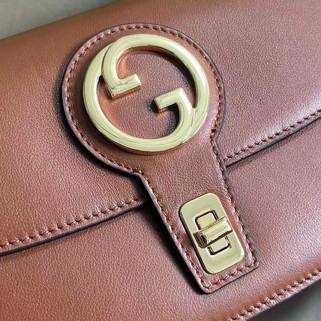 GUCCI BLONDIE TOP-HANDLE BAG 735101 Cuir