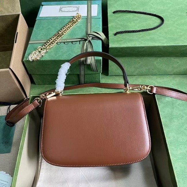 GUCCI BLONDIE TOP-HANDLE BAG 735101 Cuir