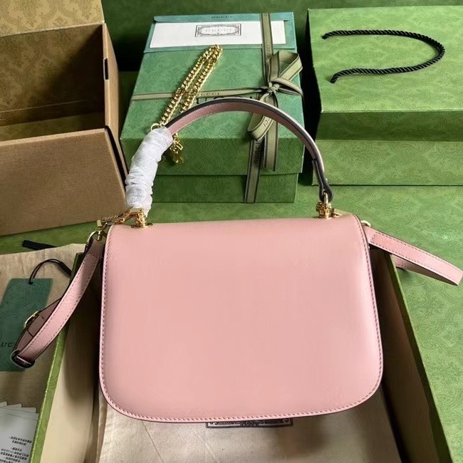 GUCCI BLONDIE TOP-HANDLE BAG 735101 Light pink