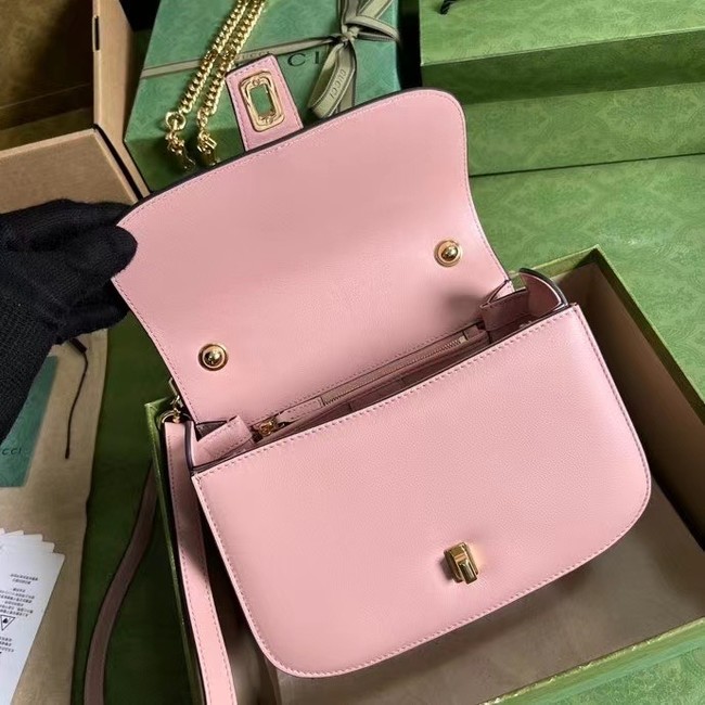 GUCCI BLONDIE TOP-HANDLE BAG 735101 Light pink