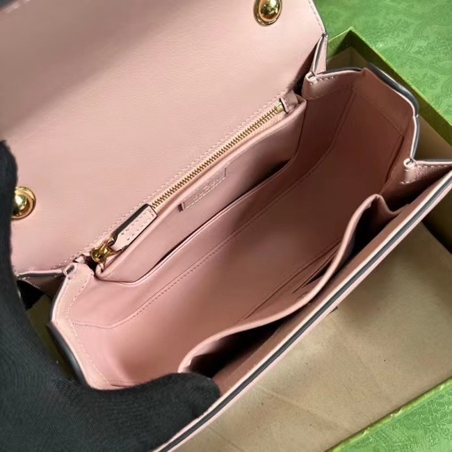 GUCCI BLONDIE TOP-HANDLE BAG 735101 Light pink