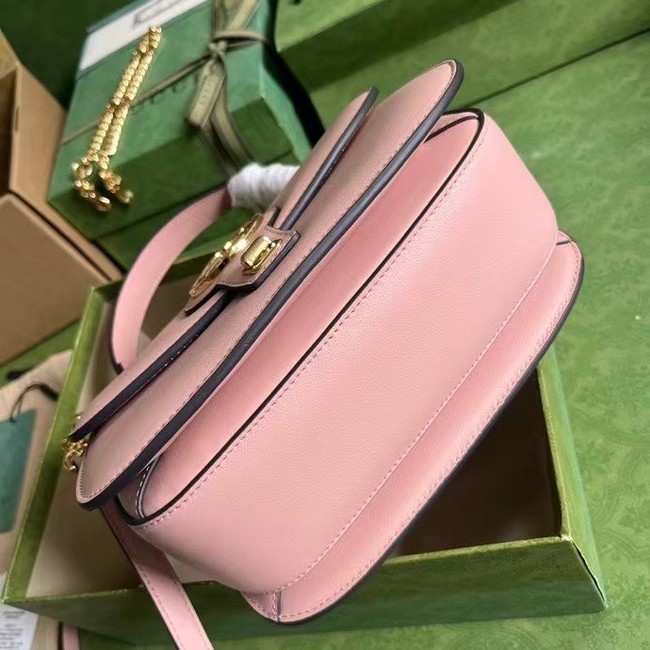 GUCCI BLONDIE TOP-HANDLE BAG 735101 Light pink