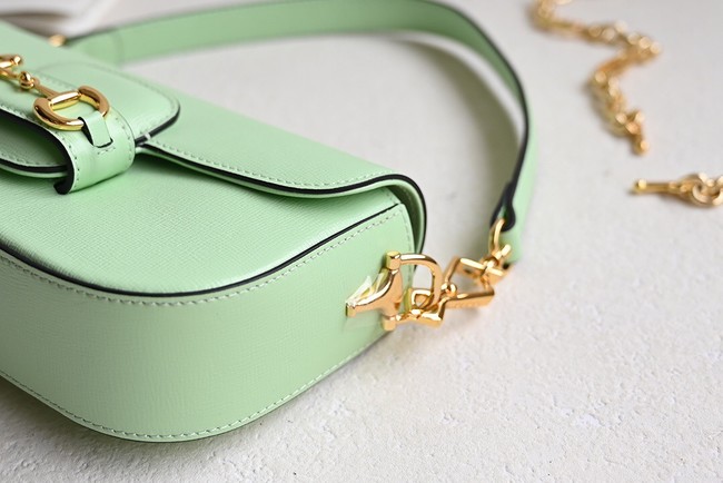 GUCCI HORSEBIT 1955 SMALL SHOULDER BAG 735178 light green