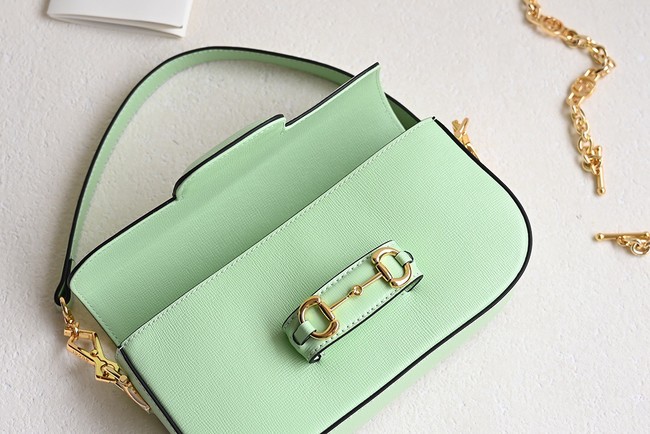 GUCCI HORSEBIT 1955 SMALL SHOULDER BAG 735178 light green