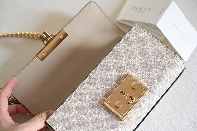 GUCCI PADLOCK MINI SHOULDER BAG 735103 Beige