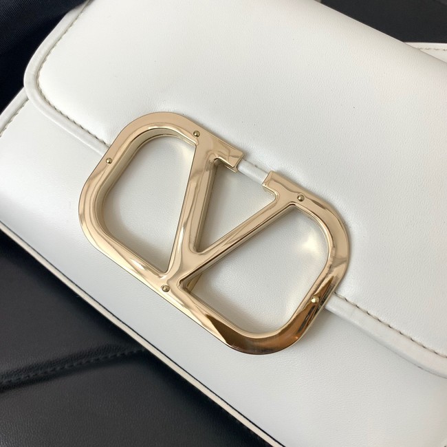 VALENTINO LOCO calf leather mini 0167 white