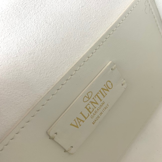 VALENTINO LOCO calf leather mini 0167 white