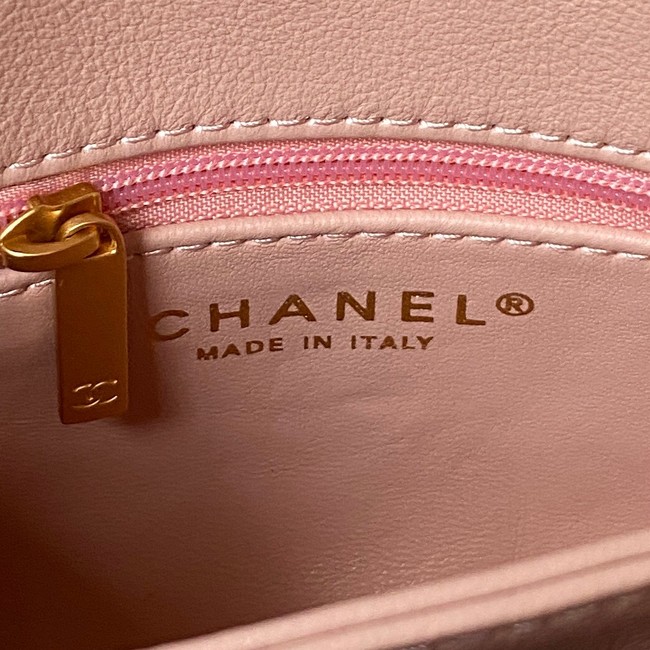 Chanel SMALL FLAP BAG AS3984 pink