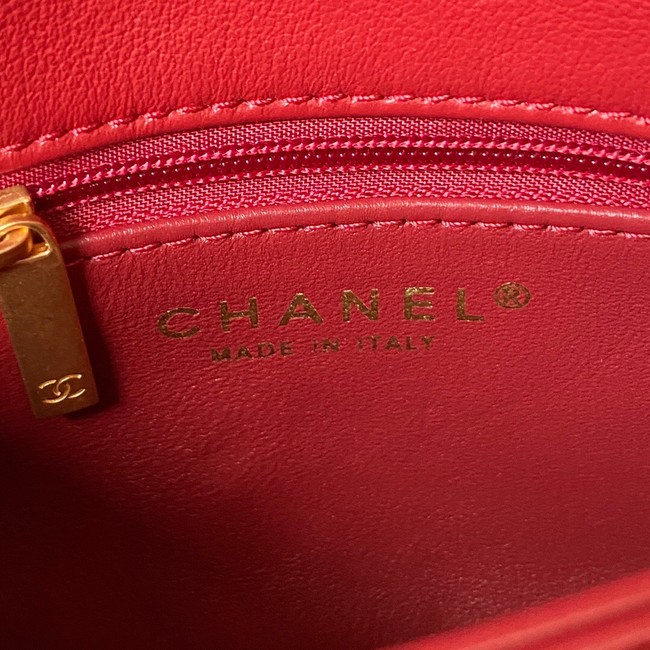 Chanel SMALL FLAP BAG AS3984 red