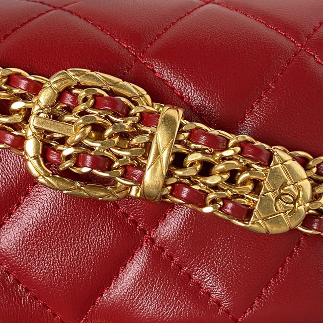 Chanel SMALL FLAP BAG AS3984 red