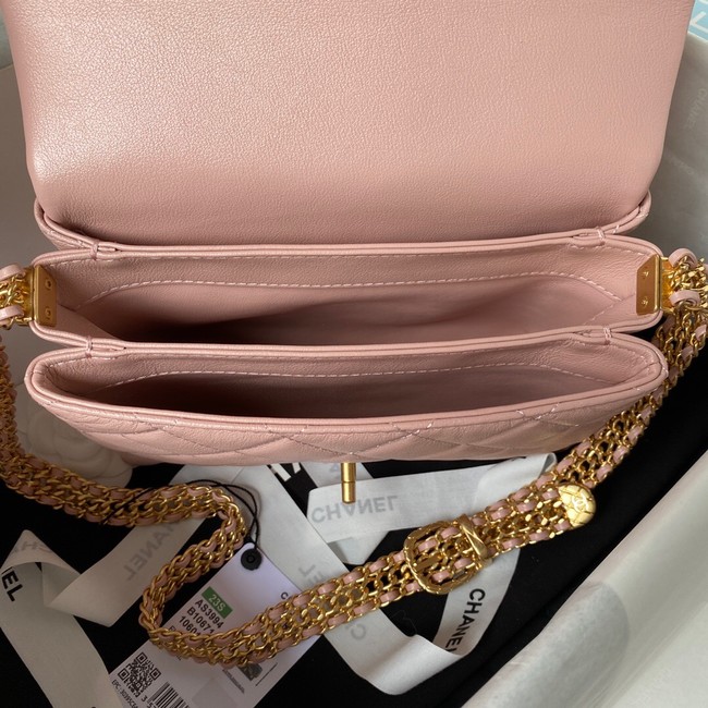 Chanel SMALL FLAP BAG AS3994 pink