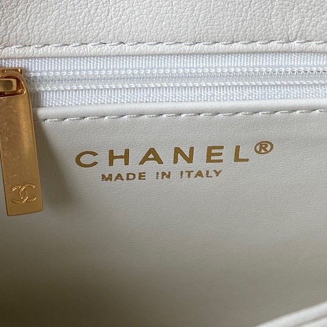 Chanel SMALL FLAP BAG AS3994 white