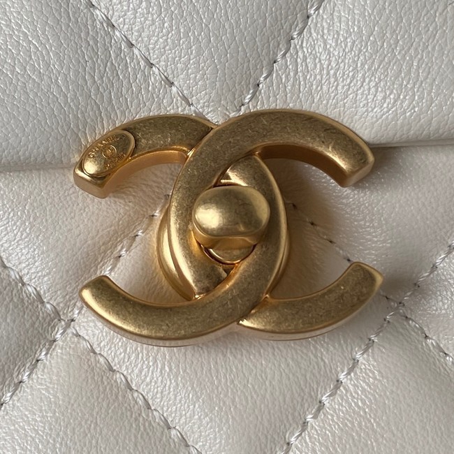 Chanel SMALL FLAP BAG AS3994 white