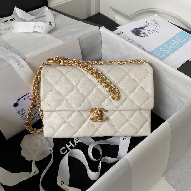 Chanel SMALL FLAP BAG AS3994 white