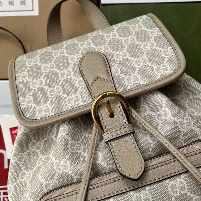 GUCCI BACKPACK WITH INTERLOCKING G 674147 white