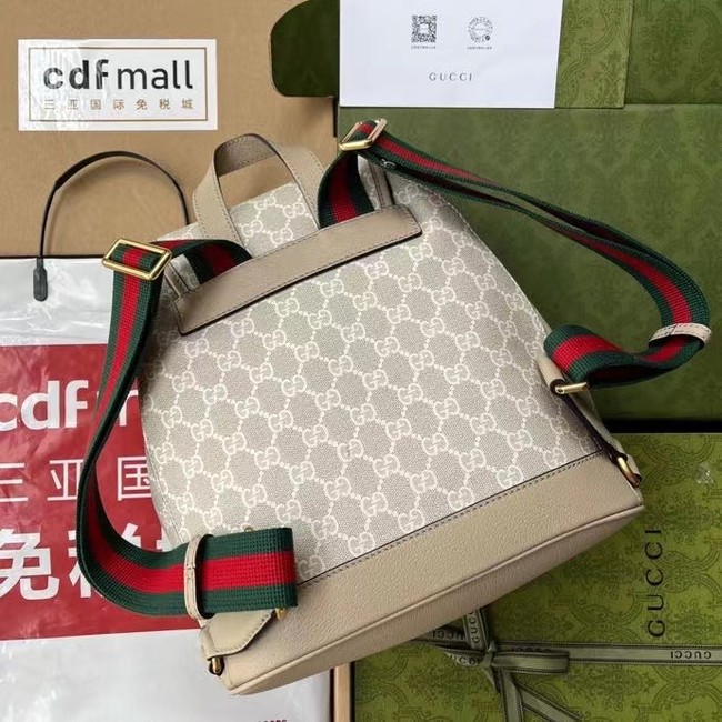 GUCCI BACKPACK WITH INTERLOCKING G 674147 white