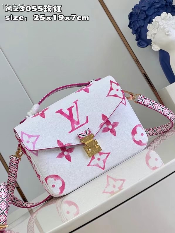 Louis Vuitton Pochette Metis MM M23055 pink