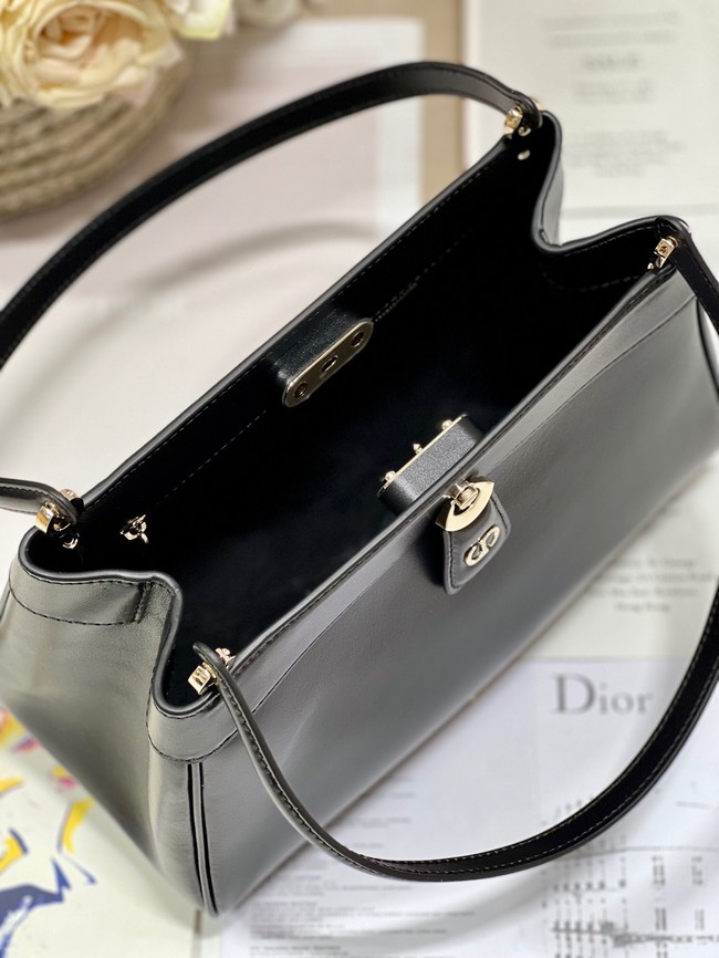 MEDIUM DIOR KEY BAG Black Box Calfskin M1843OBEQ