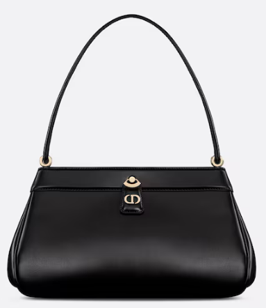 MEDIUM DIOR KEY BAG Black Box Calfskin M1843OBEQ