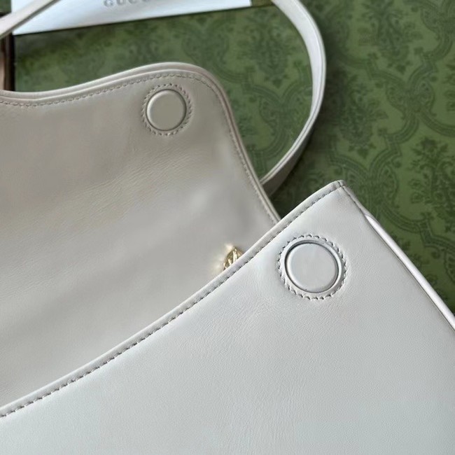 GUCCI EQUESTRIAN INSPIRED SHOULDER BAG 740988 Off white