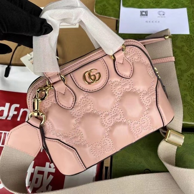 GUCCI GG MATELASSE HANDBAG 727793 Pink