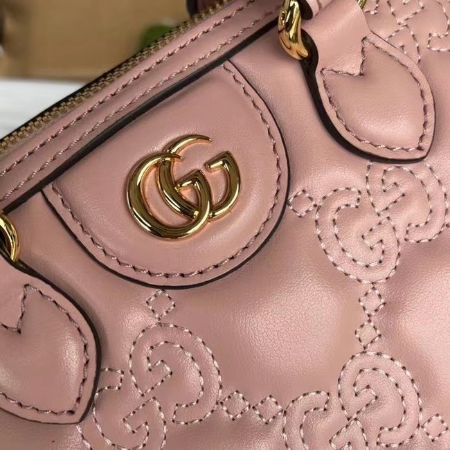 GUCCI GG MATELASSE HANDBAG 727793 Pink