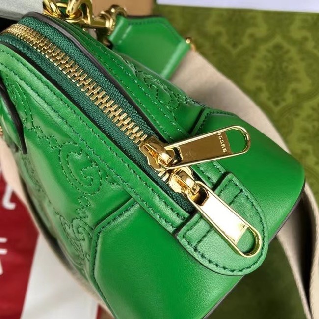 GUCCI GG MATELASSE HANDBAG 727793 green