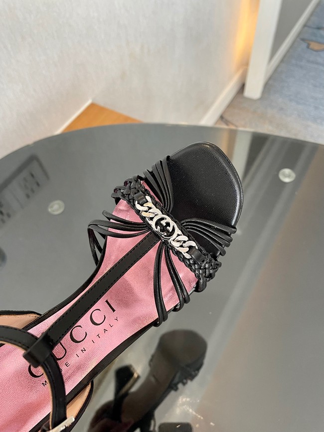 Gucci WOMENS PLATFORM SANDAL heel height 11CM 93561-1