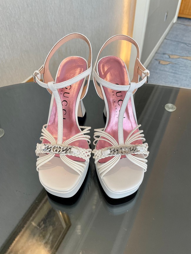 Gucci WOMENS PLATFORM SANDAL heel height 11CM 93561-2