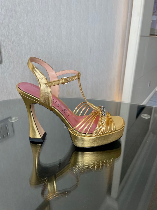 Gucci WOMENS PLATFORM SANDAL heel height 11CM 93561-4