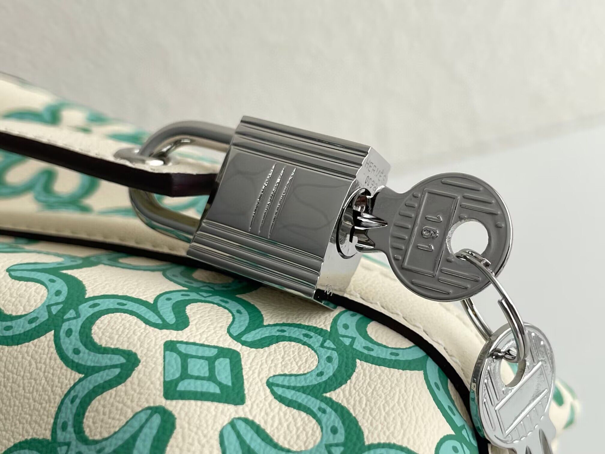 Hermes Mini Picotin 14 Lock Bags Original Swift Leather PL5302 Flower Green