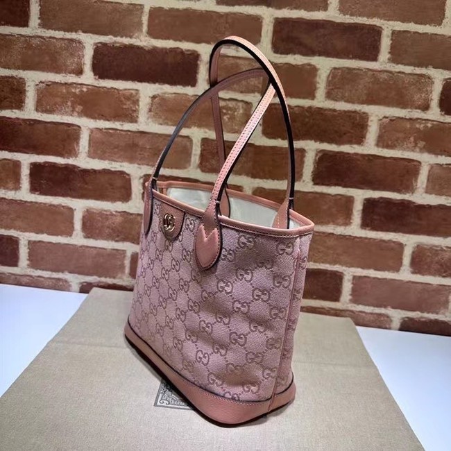 GUCCI OPHIDIA SMALL TOTE BAG 742102 pink