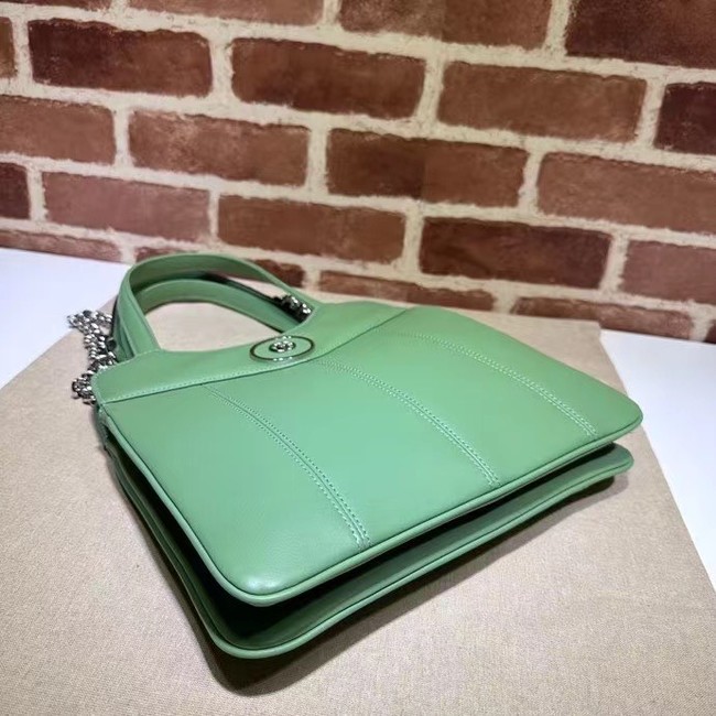 GUCCI PETITE GG SMALL TOTE BAG 745918 Light green 