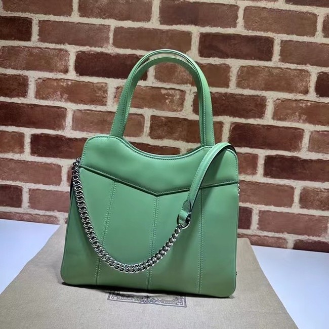GUCCI PETITE GG SMALL TOTE BAG 745918 Light green 