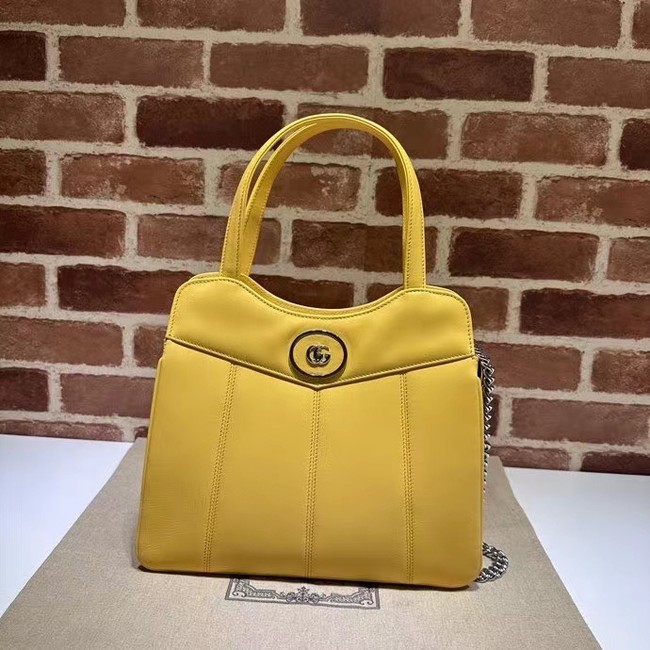 GUCCI PETITE GG SMALL TOTE BAG 745918 Yellow