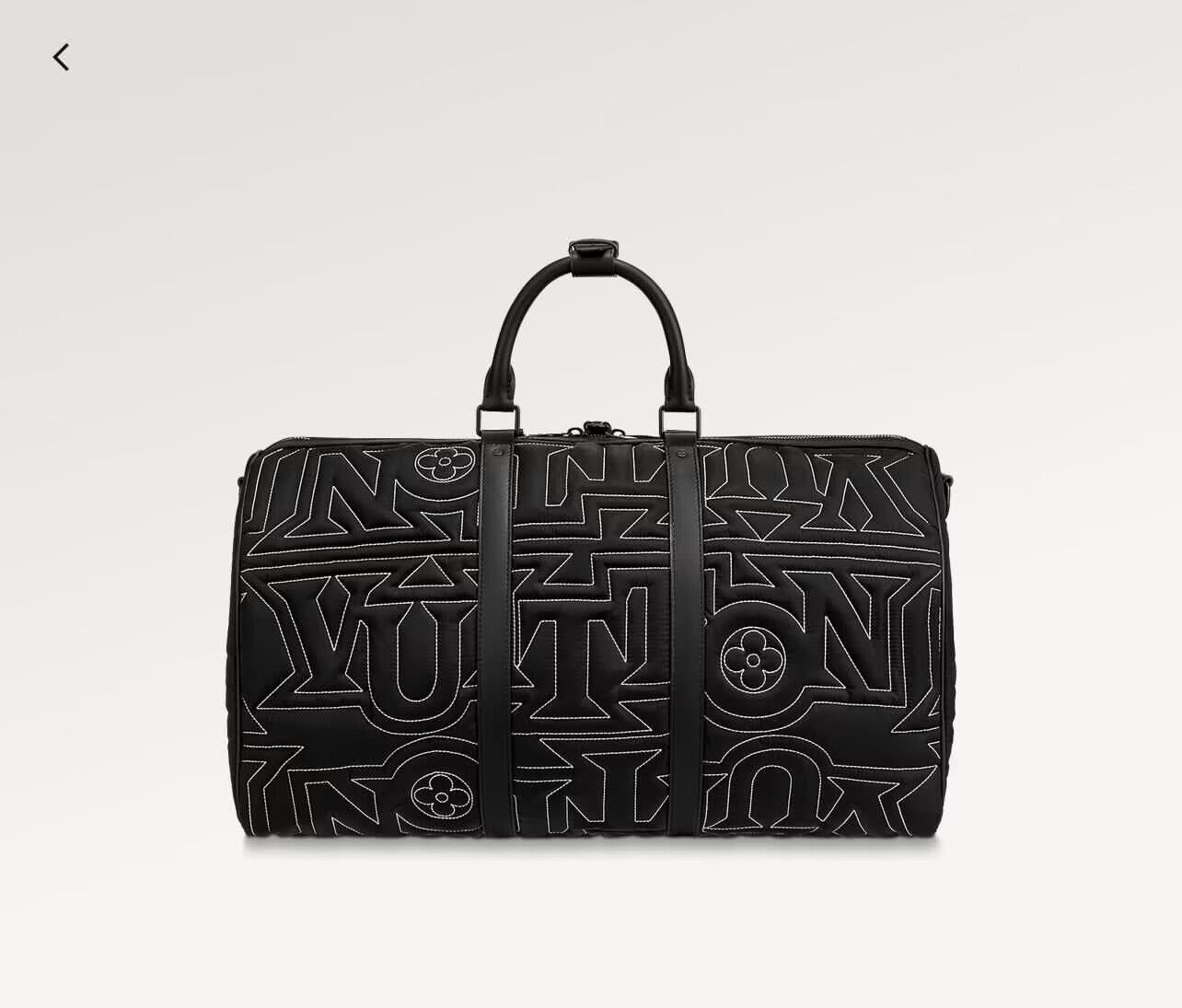 Louis Vuitton Monogram Keepall 45 M46441 Black