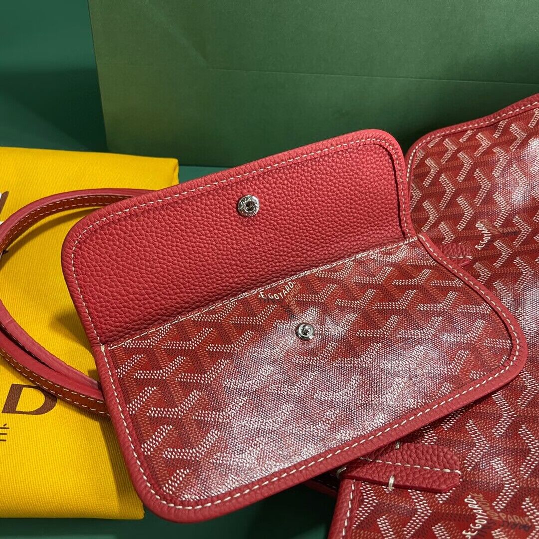 Goyard Hardy 2 Original Calfskin Leather Pet Bag 20299 Red