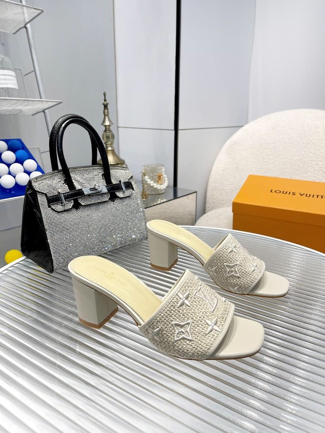 Louis Vuitton slides heel height 6.5CM 93529-1