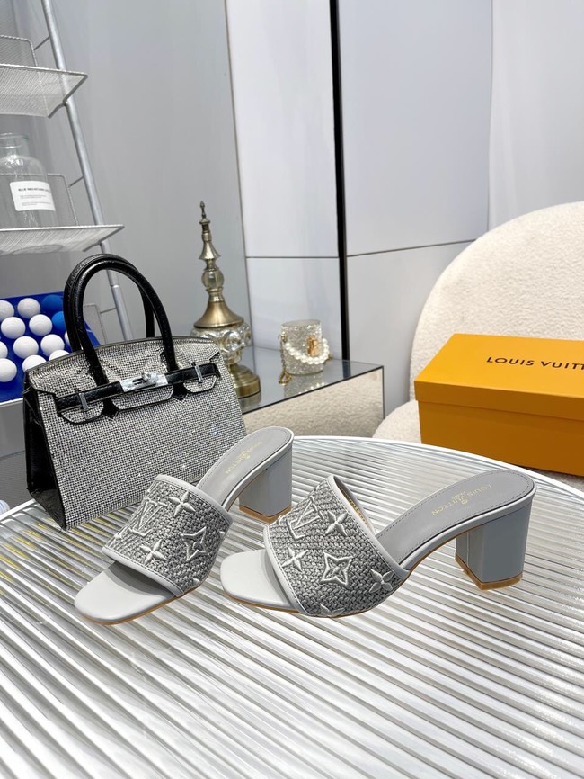 Louis Vuitton slides heel height 6.5CM 93529-4