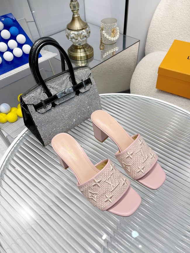 Louis Vuitton slides heel height 6.5CM 93529-7