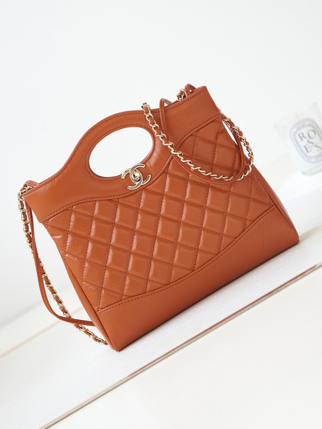 CHANEL 31 MINI SHOPPING BAG AS4133 BROWN