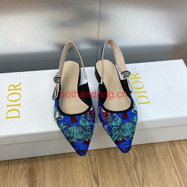 JADIOR SLINGBACK Embroidered Cotton 93552-3