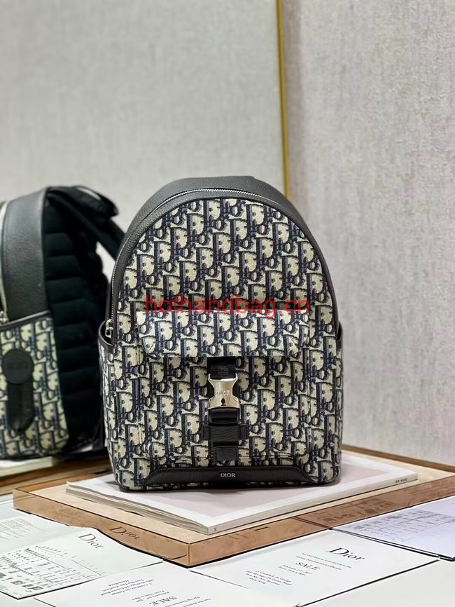 DIOR EXPLORER BACKPACK Beige and Black Dior Oblique Jacquard 1ESBA011YKY